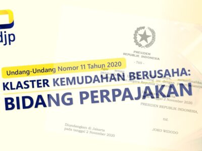 Perubahan Peraturan Pajak dalam UU Cipta Kerja