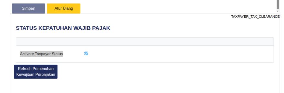 status kepatuhan wajib pajak