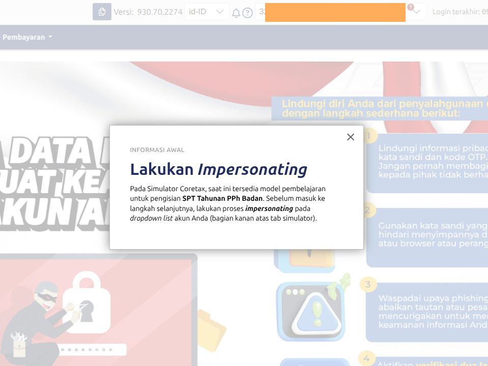 simulator coretax terpandu
